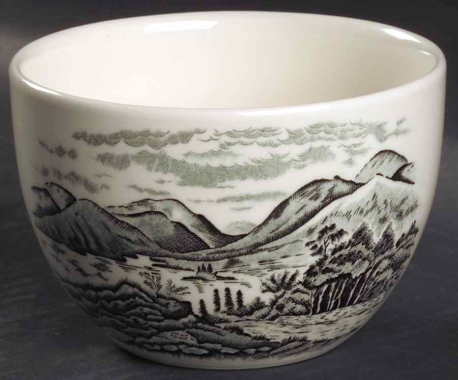Romantic England Black Cranberry Bowl by Wedgwood-1