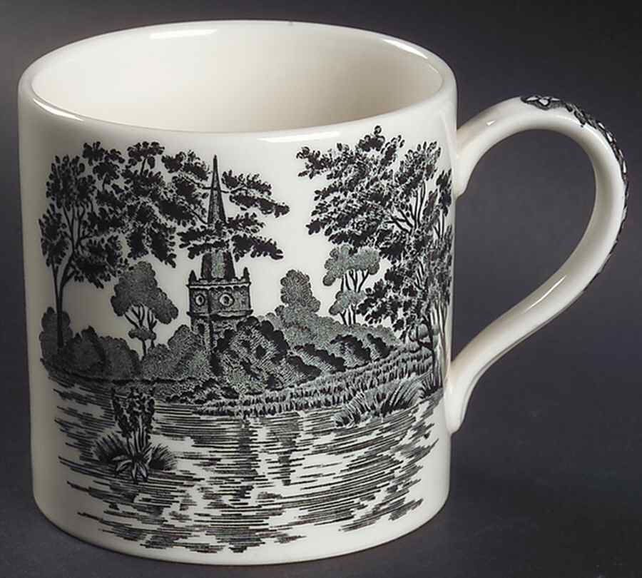 Romantic England Black Mug by Wedgwood-1