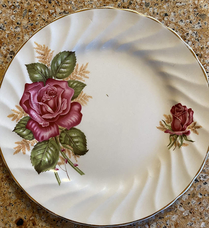 Princess Rose Dinner Plate by Wood & Sons-1