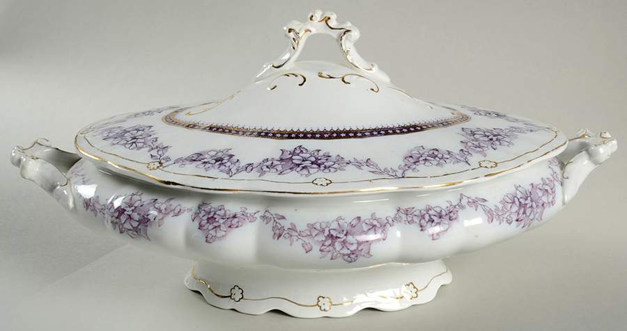 Oceanic Blue Oval Covered Vegetable by Wedgwood-1