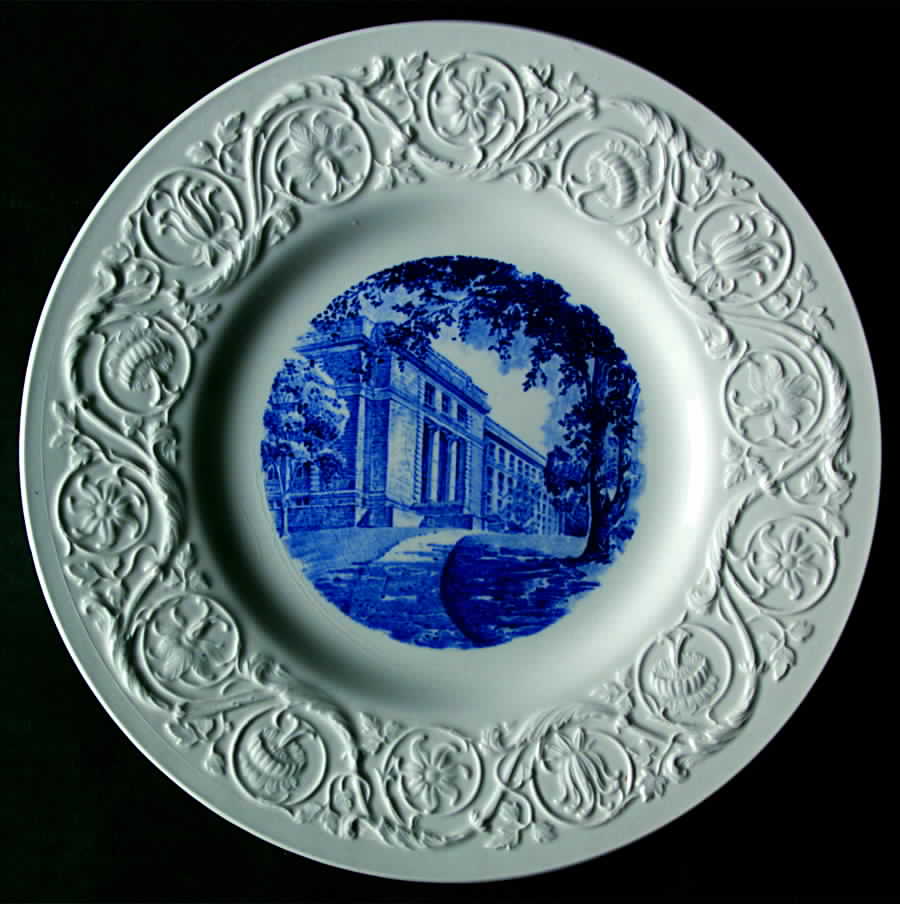 Cornell University Blue (Patrician) Dinner Plate by Wedgwood-1