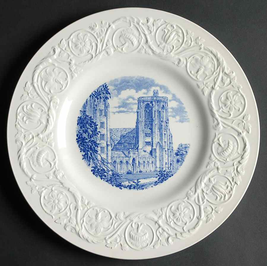 Cornell University Blue (Patrician) Dinner Plate by Wedgwood-1