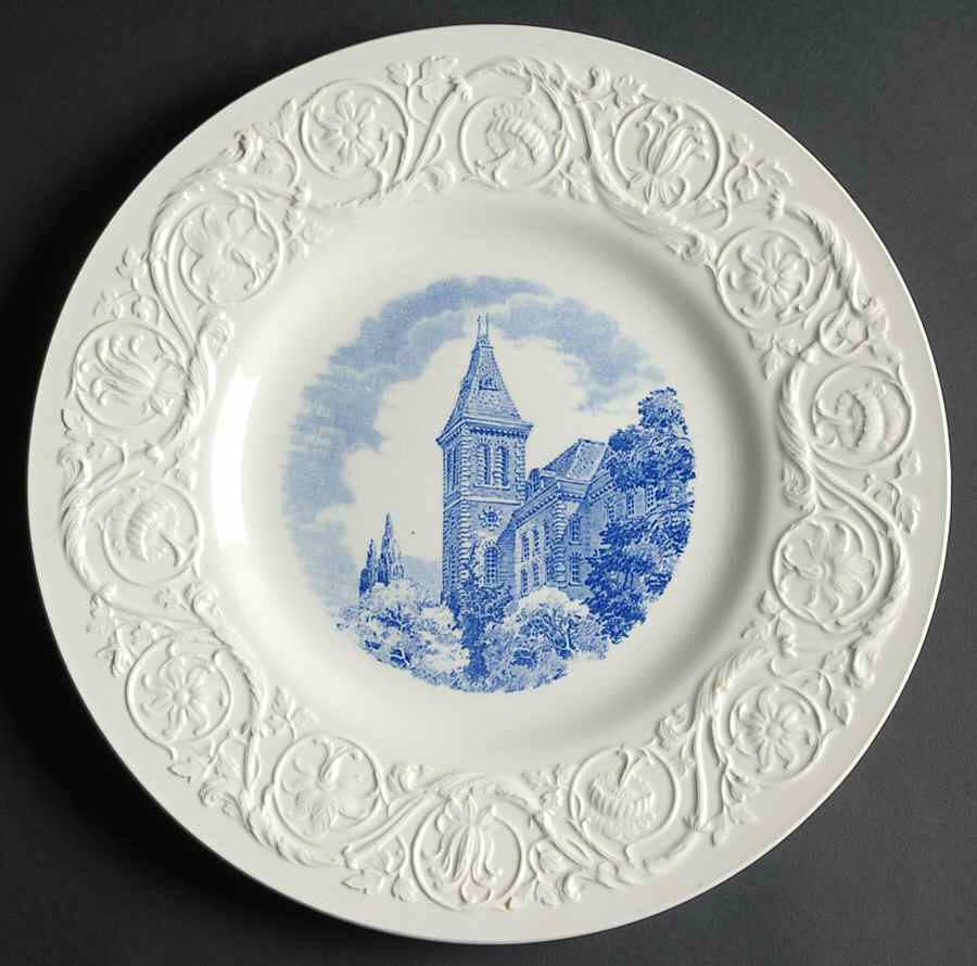 Cornell University Blue (Patrician) Dinner Plate by Wedgwood-1