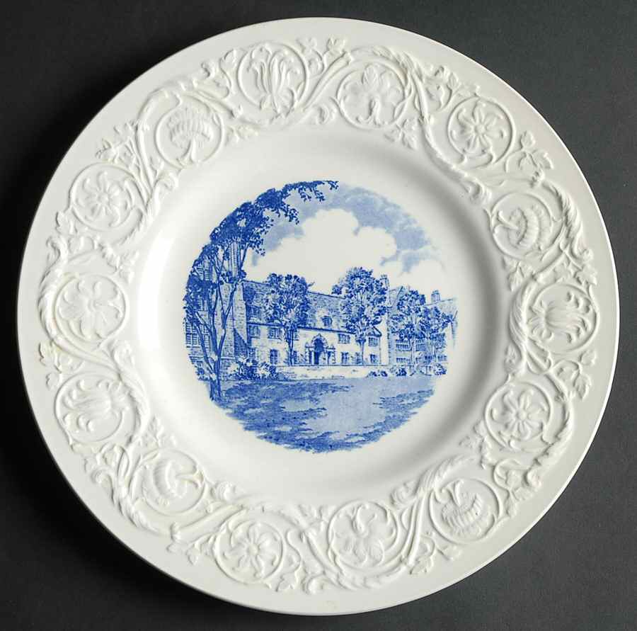 Cornell University Blue (Patrician) Dinner Plate by Wedgwood-1