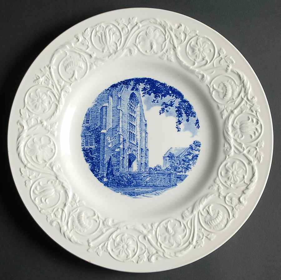 Cornell University Blue (Patrician) Dinner Plate by Wedgwood-1
