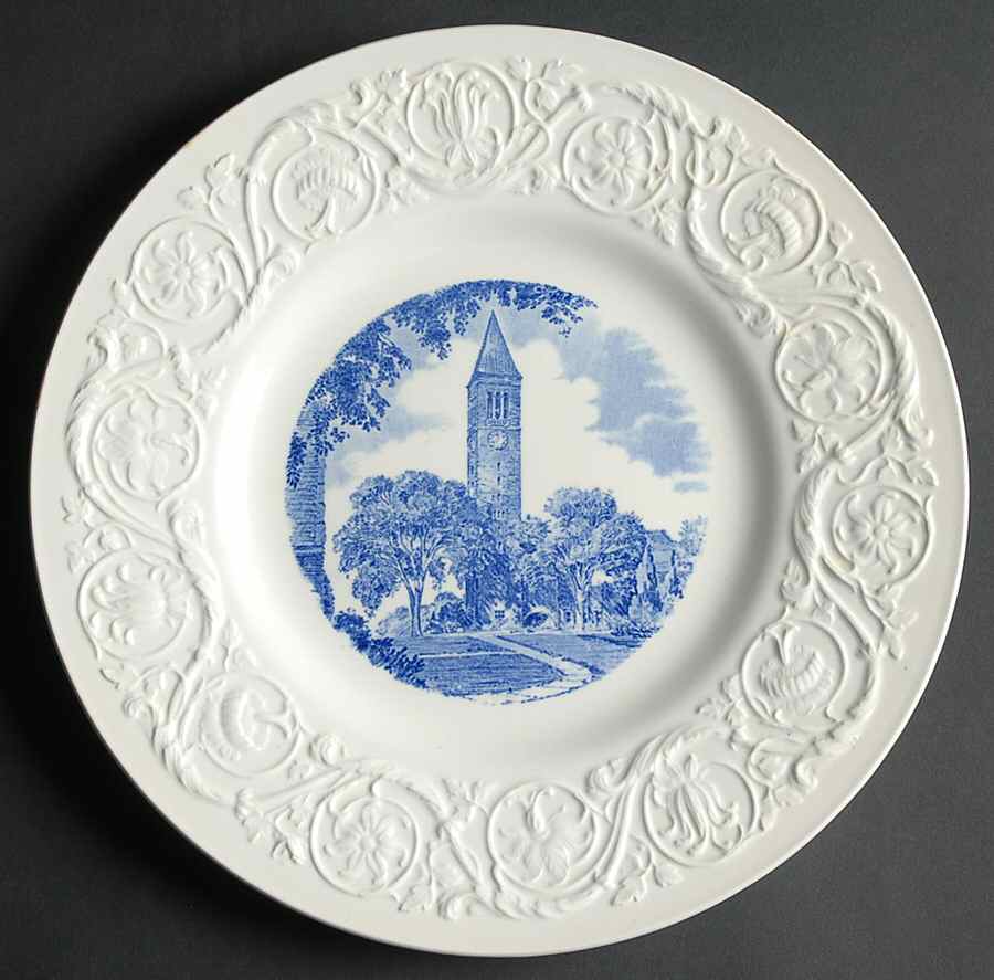 Cornell University Blue (Patrician) Dinner Plate by Wedgwood-1