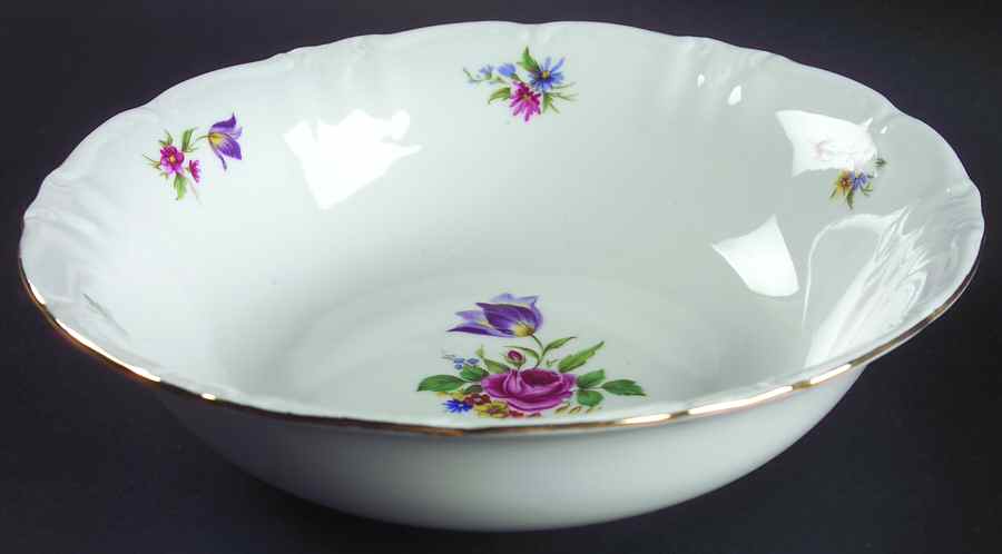 Springtime 9" Round Vegetable Bowl by Winterling - Bavaria-1