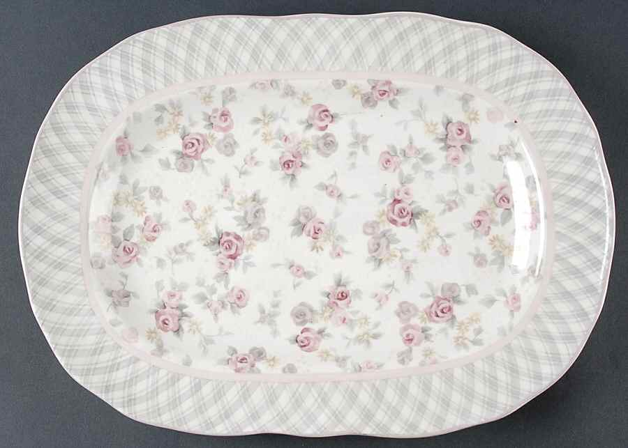 Clarise 14" Oval Serving Platter by Westbury Court-1
