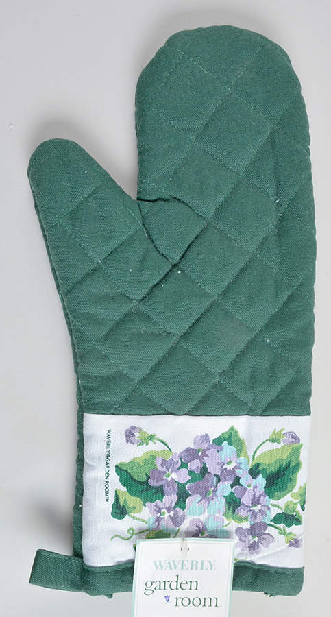 Sweet Violets Cloth Oven Mitt by Waverly-1