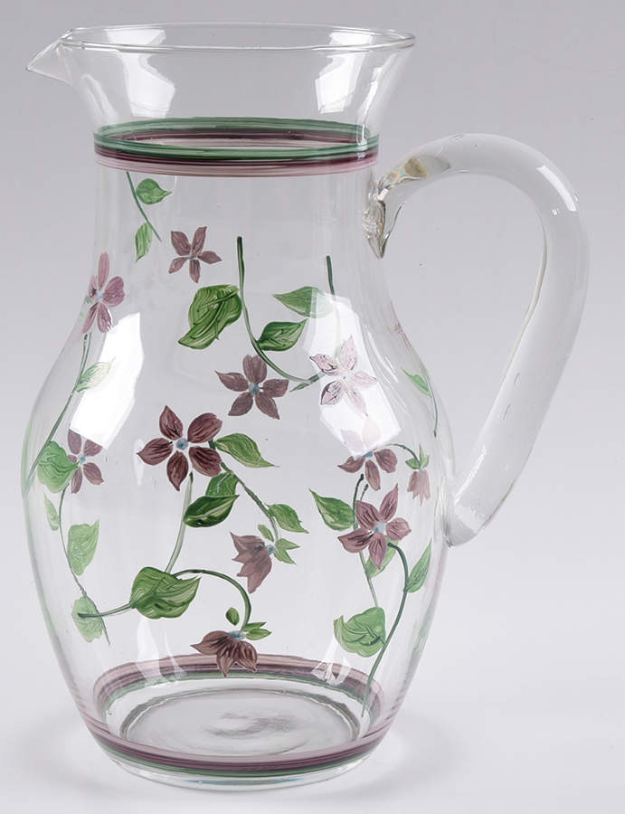 Sweet Violets 84 Oz Glassware Pitcher by Waverly-1