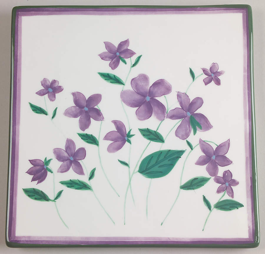 Sweet Violets Trivet by Waverly-1
