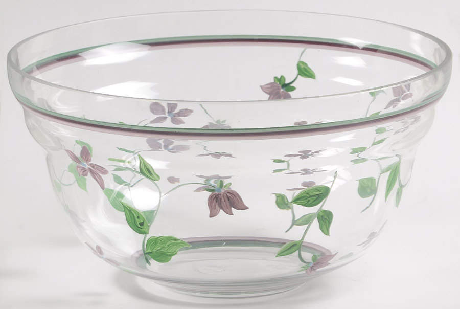Sweet Violets 9" Glassware All Purpose Bowl by Waverly-1
