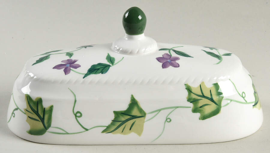 Sweet Violets Lid for 1/4 Lb Butter by Waverly-1