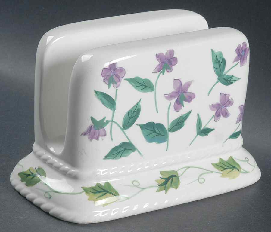 Sweet Violets Napkin Holder by Waverly-1