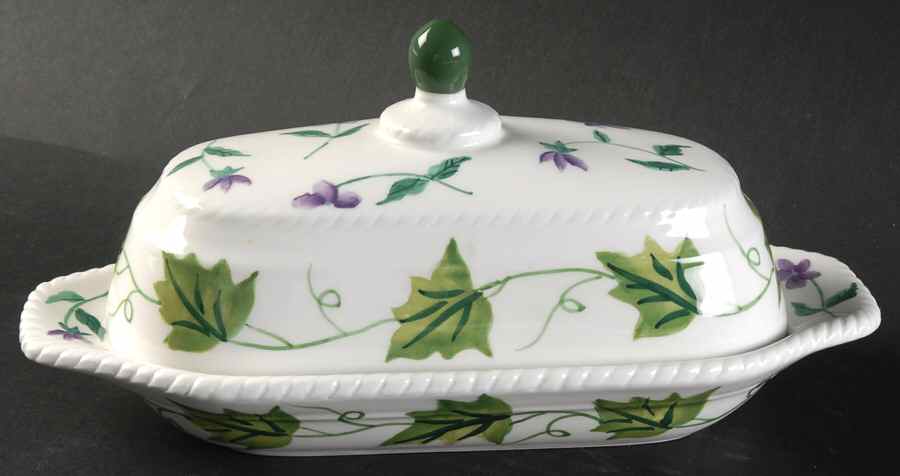 Sweet Violets 1/4 Lb Covered Butter by Waverly-1