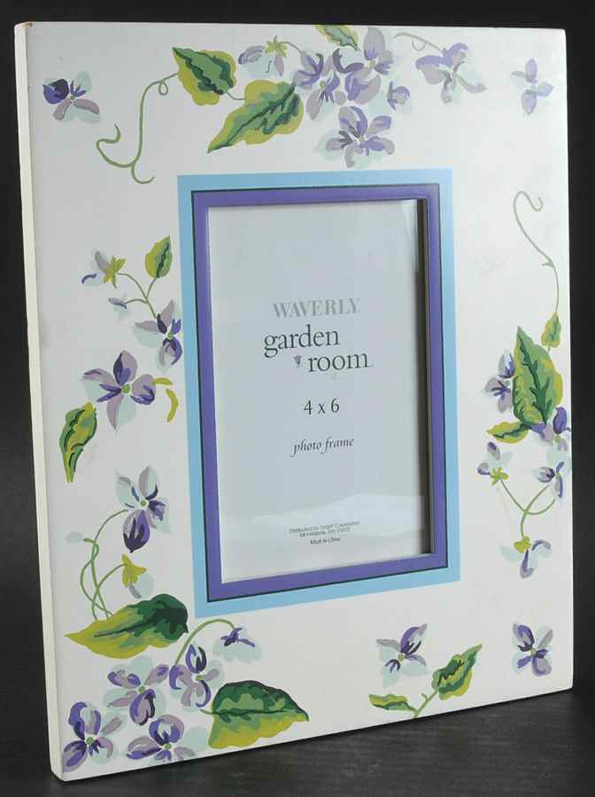 Sweet Violets Frame-Holds 4" X 6" by Waverly-1