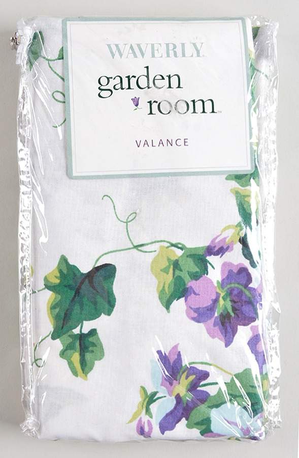 Sweet Violets 84" X 15" Curtain Valance by Waverly-1