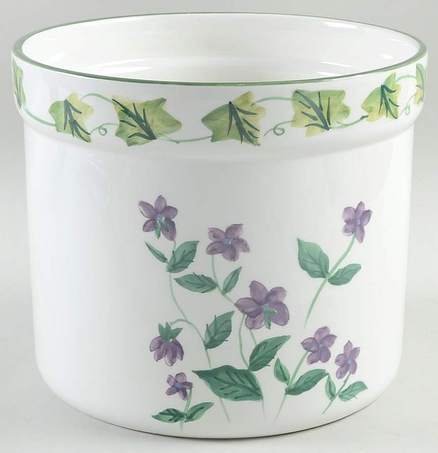 Sweet Violets 7" Planter by Waverly-1