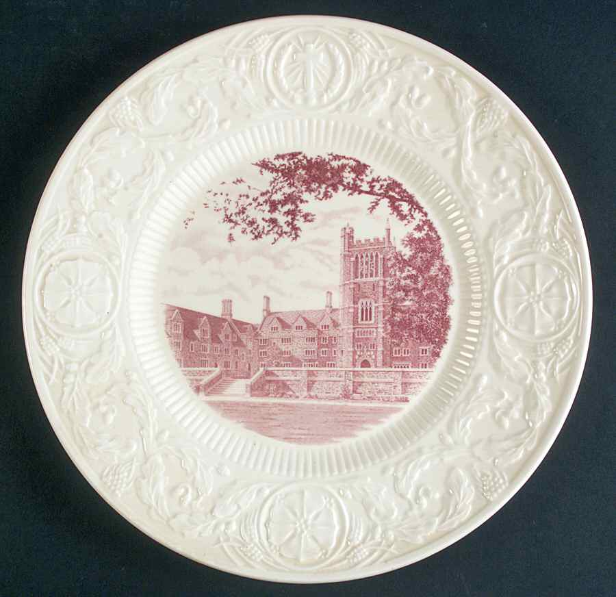 Duke University Pink Dinner Plate by Wedgwood-1