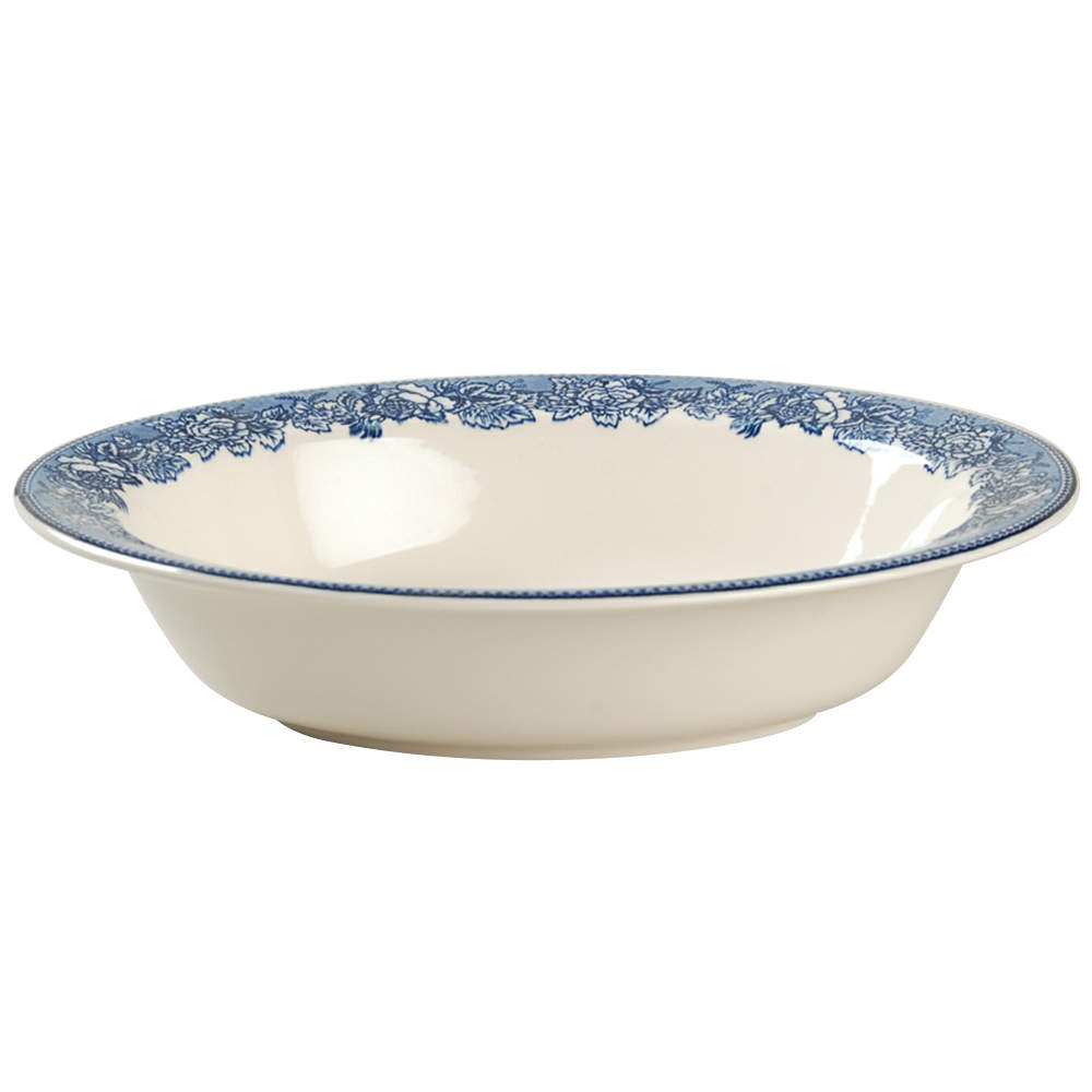Highgrove (Blue Trim) 9" Oval Vegetable Bowl by Wedgwood-1