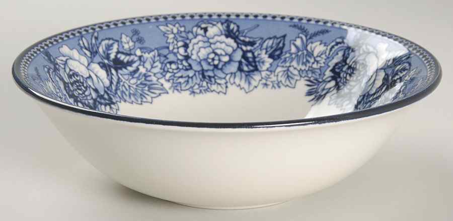 Highgrove (Blue Trim) Coupe Cereal Bowl by Wedgwood-1