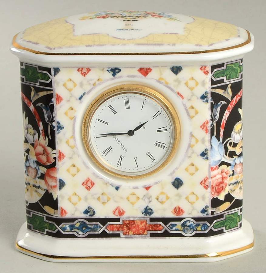 Harlequin Jewel Small Desk Clock by Wedgwood-1