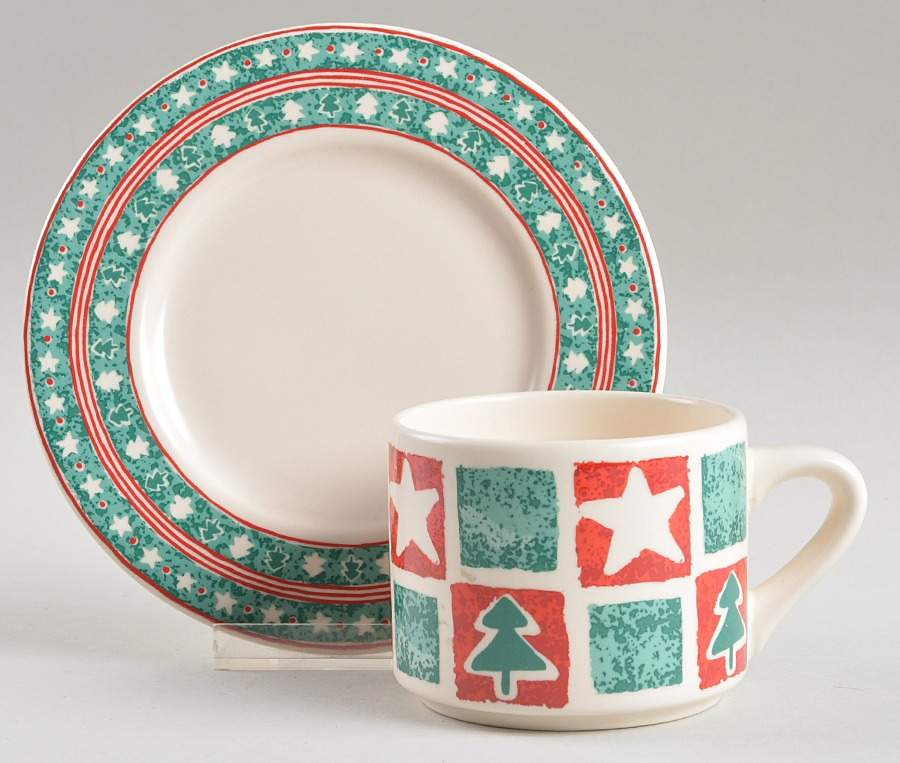 WAE23 Flat Cup & Saucer Set by Waechtersbach-1