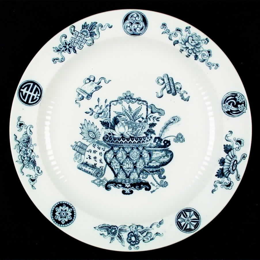 Basket Blue Luncheon Plate by Wedgwood-1