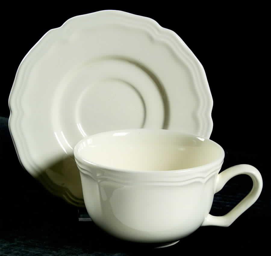 Baroque (Portugal) Flat Cup & Saucer Set by Williams-Sonoma-1