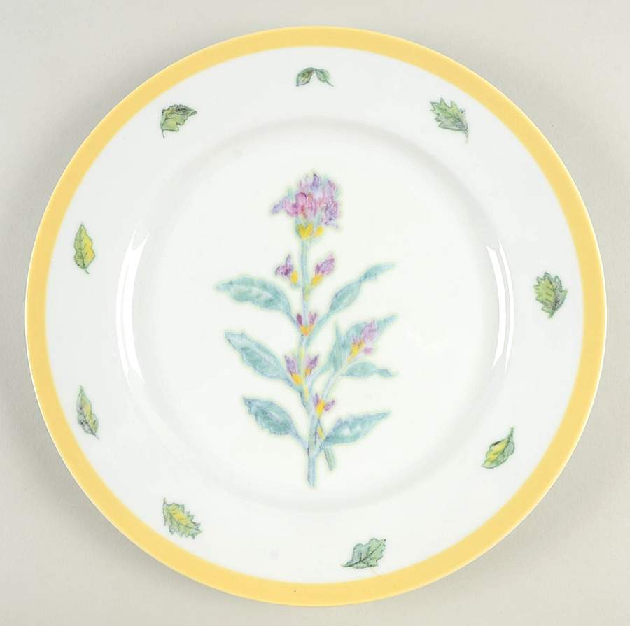 Flowering Herbs Dinner Plate by Williams-Sonoma-1
