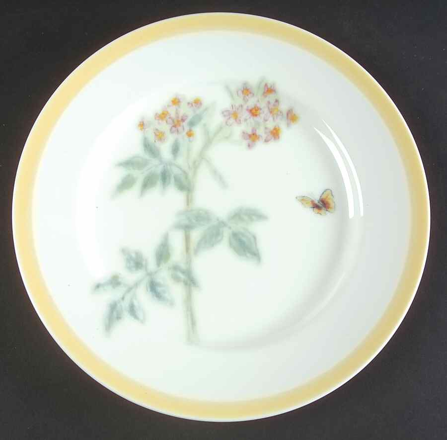 Flowering Herbs Salad Plate by Williams-Sonoma-1