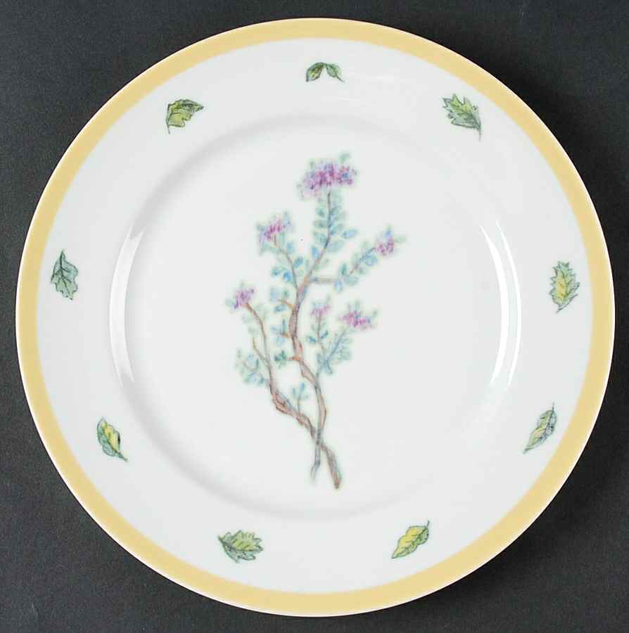 Flowering Herbs Dinner Plate by Williams-Sonoma-1