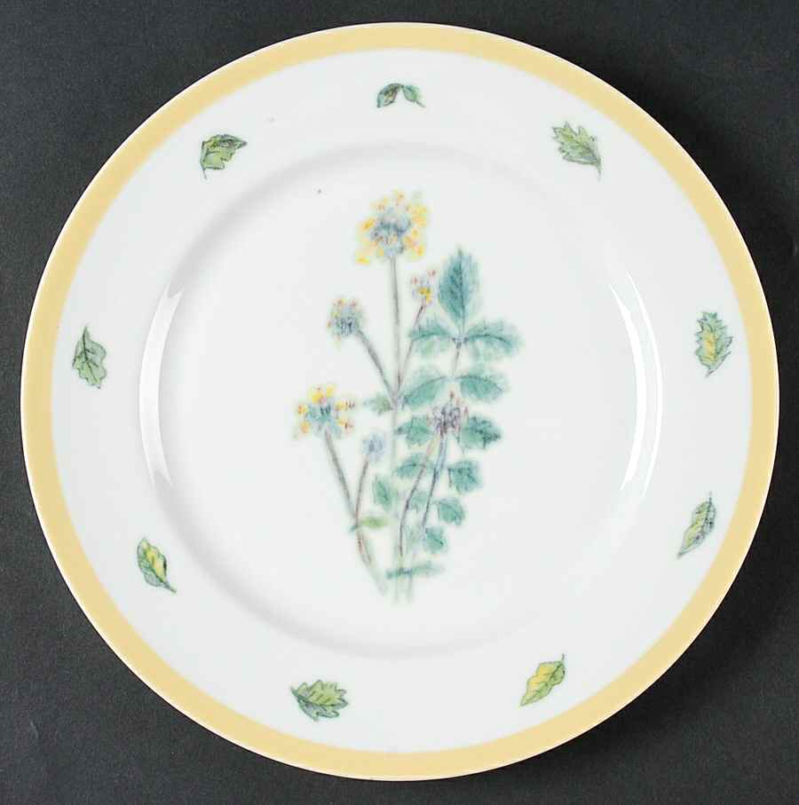 Flowering Herbs Dinner Plate by Williams-Sonoma-1