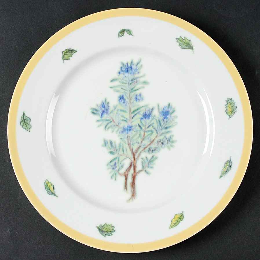 Flowering Herbs Dinner Plate by Williams-Sonoma-1