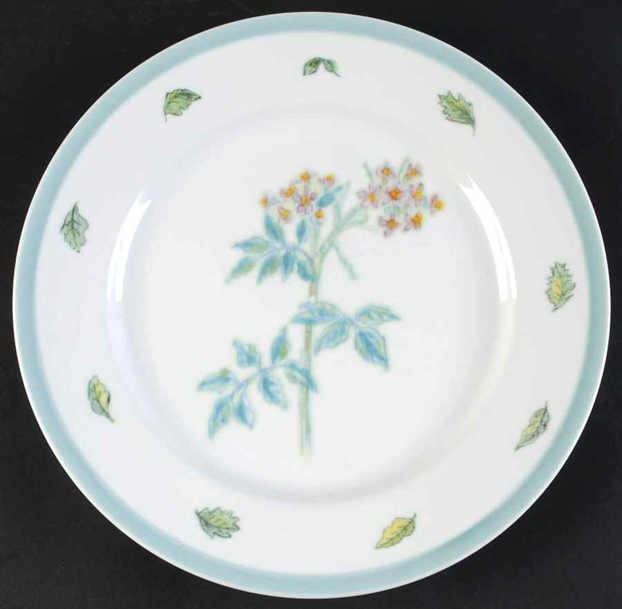 Flowering Herbs Dinner Plate by Williams-Sonoma-1