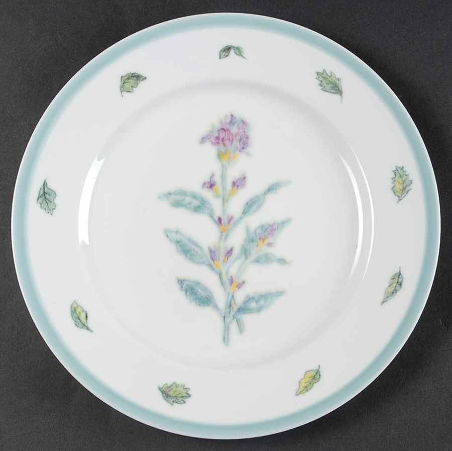 Flowering Herbs Dinner Plate by Williams-Sonoma-1