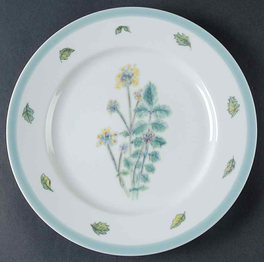 Flowering Herbs Dinner Plate by Williams-Sonoma-1