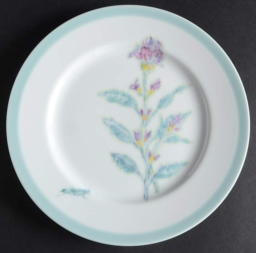 Flowering Herbs Salad Plate by Williams-Sonoma-1