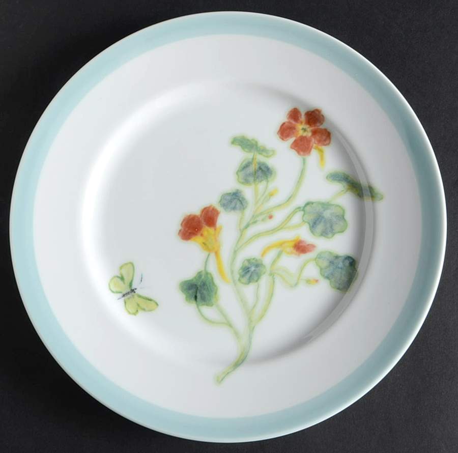 Flowering Herbs Salad Plate by Williams-Sonoma-1