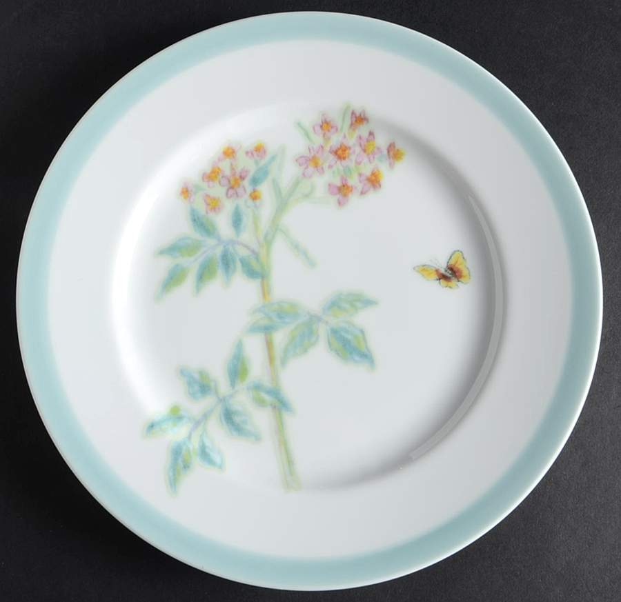 Flowering Herbs Salad Plate by Williams-Sonoma-1