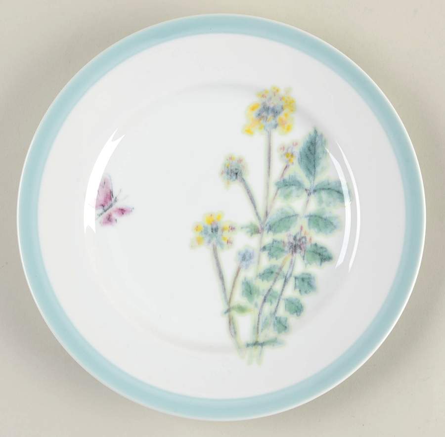 Flowering Herbs Salad Plate by Williams-Sonoma-1