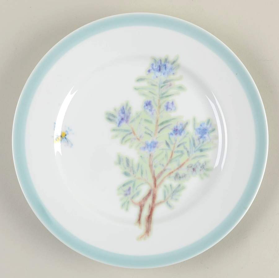 Flowering Herbs Salad Plate by Williams-Sonoma-1