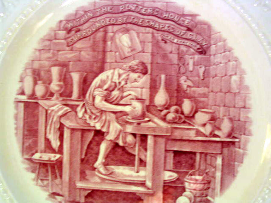 The Potter Red Dinner Plate by Wedgwood-1
