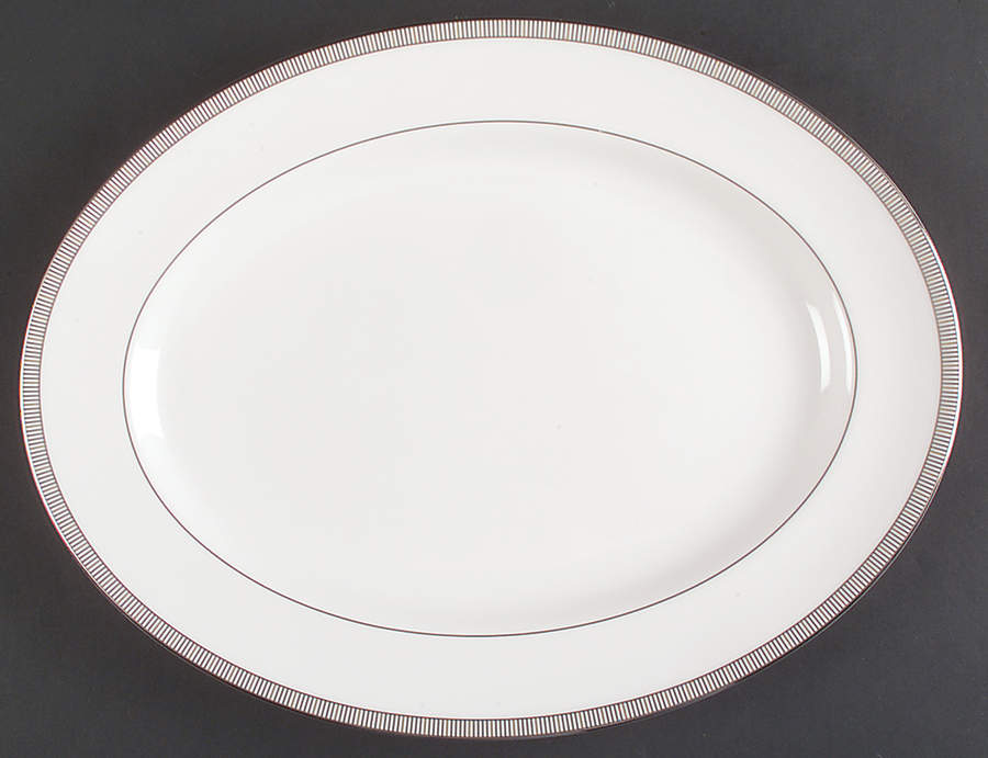 Proposal 15" Oval Serving Platter by Wedgwood-1