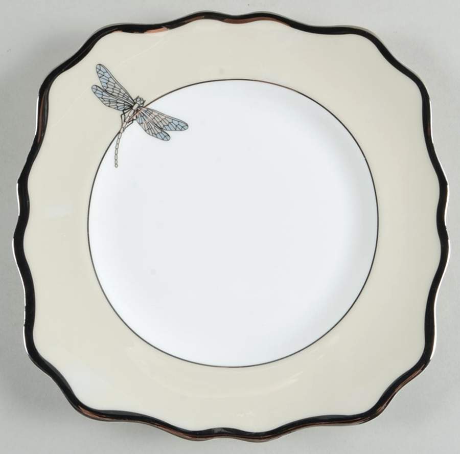 Lustreware Oyster Square Salad Plate by Wedgwood-1