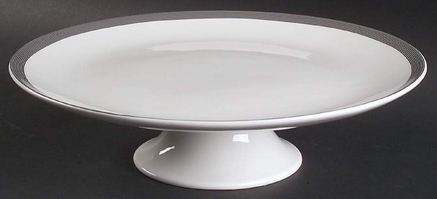 Cosmos 10" Diameter Pedestal Cake Stand by Wedgwood-1
