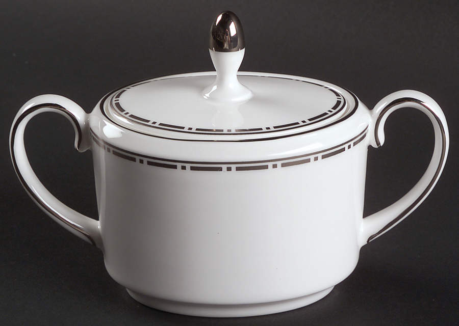Baguette Sugar Bowl & Lid by Wedgwood-1