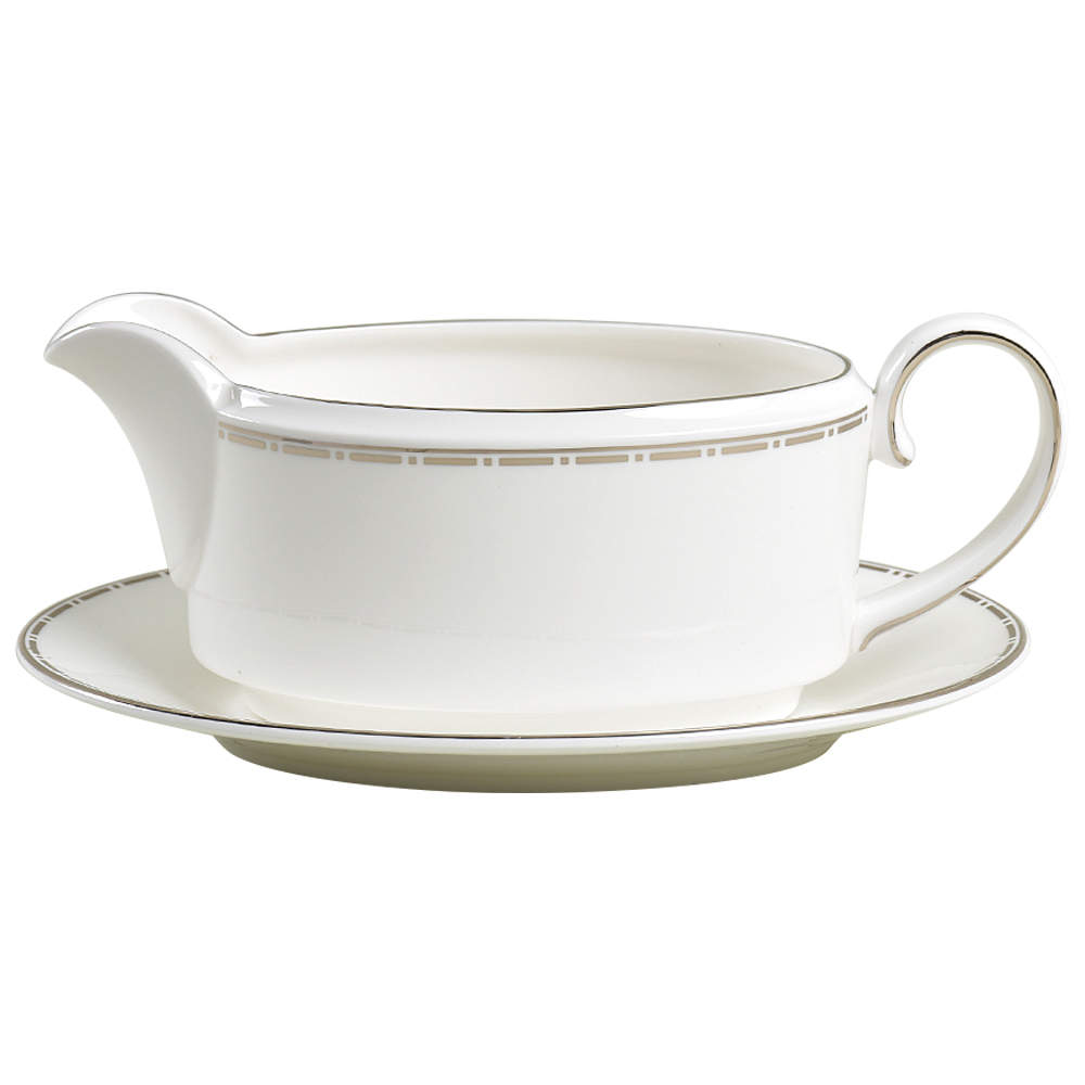 Baguette Gravy Boat & Underplate by Wedgwood-1