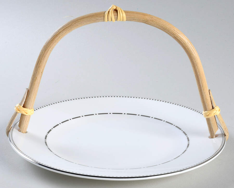 Baguette 5 3/8"-5 5/8" Bamboo Handled Serving Plate  HC by Wedgwood-1