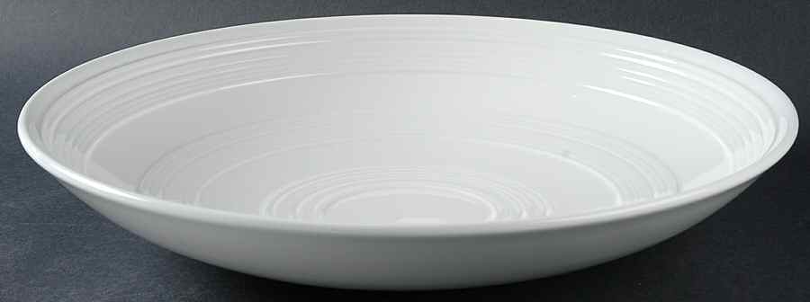 Jasper Conran (Bone, Plain) 13" Deep Round Platter by Wedgwood-1